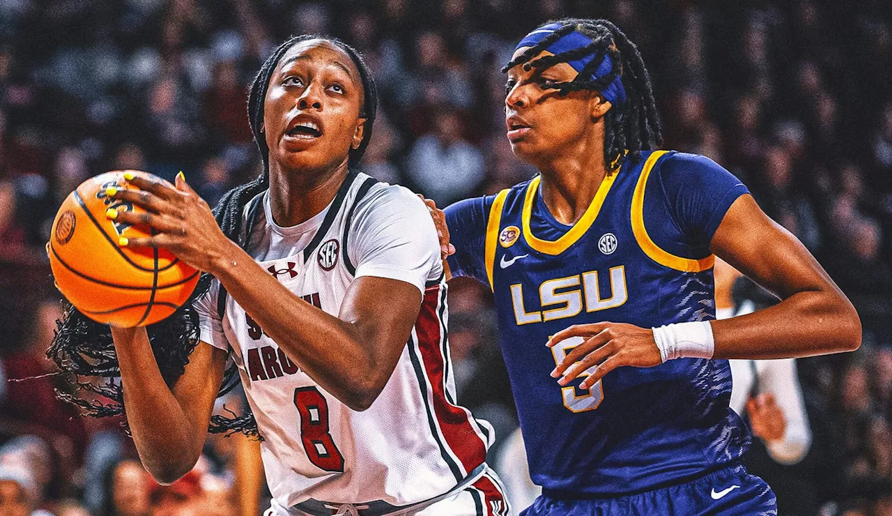 Joyce Edwards, No. 2 South Carolina hand No. 5 LSU first loss of season