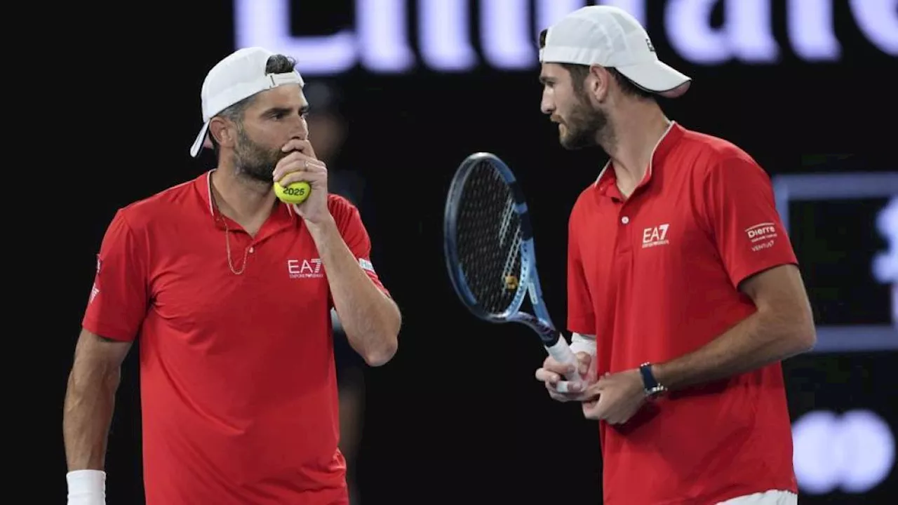 Bolelli e Vavassori si arrendono in finale al doppio a Melbourne