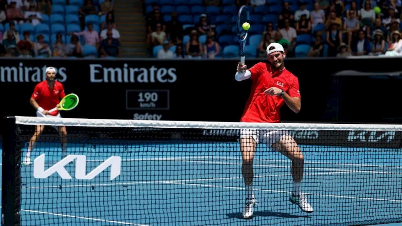 Bolelli e Vavassori vincono il primo set in un drammatico tie-break