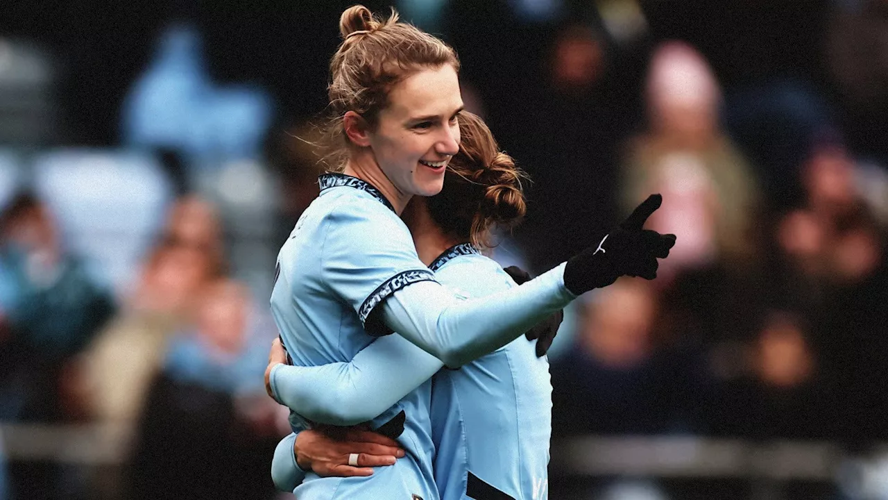 Miedema Brace Leads Manchester City to 4-2 Victory Over Aston Villa