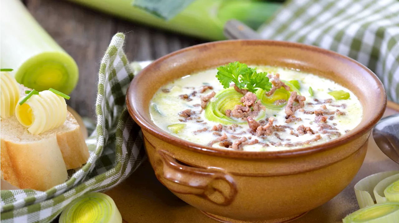 Käse-Lauch-Suppe im Thermomix in 30 Minuten