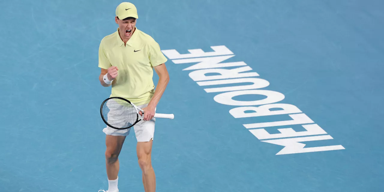 Jannik Sinner è in finale agli Australian Open