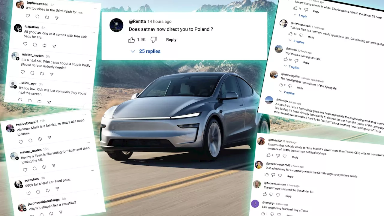 Tesla Model Y Facelift Overshadowed by Elon Musk Controversy