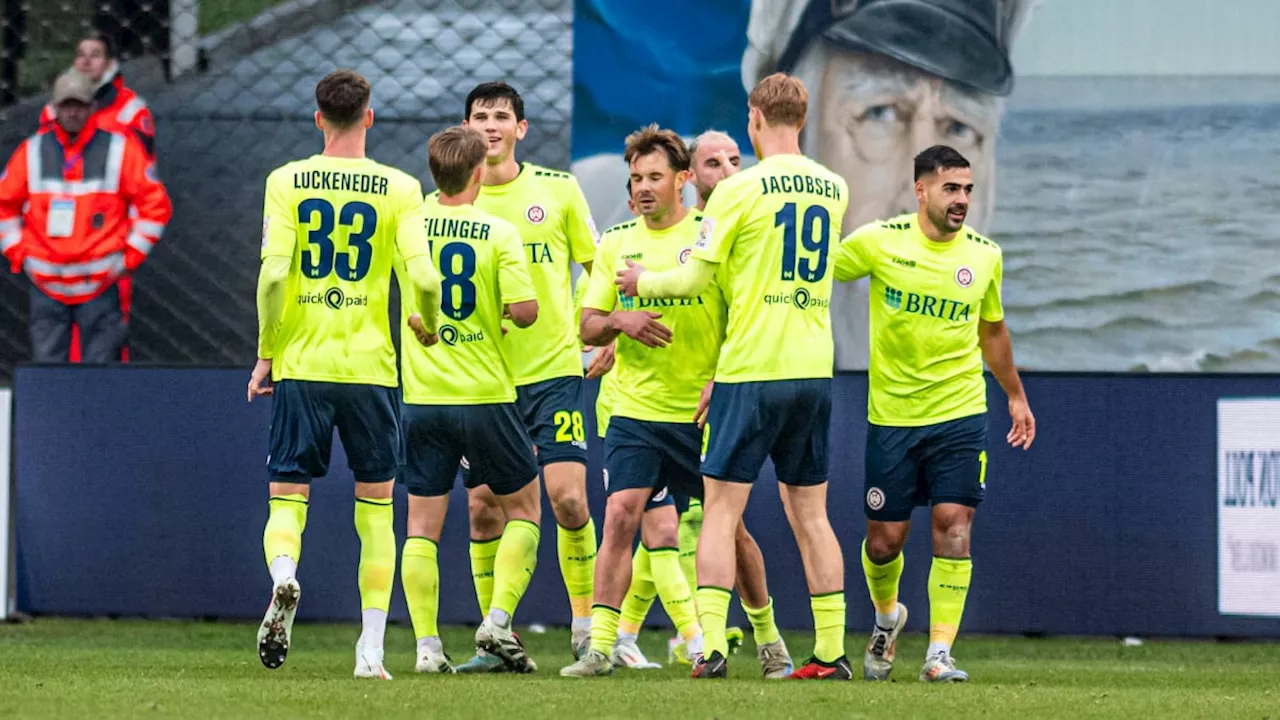 Befreiungsschlag gegen heimstarke Rostocker: Wiesbaden gewinnt bei Hansa