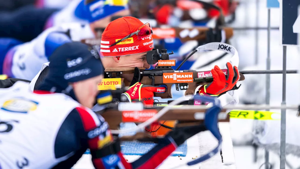 Schießdebakel der deutschen Biathleten: Tarjei Bö gewinnt den Sprint