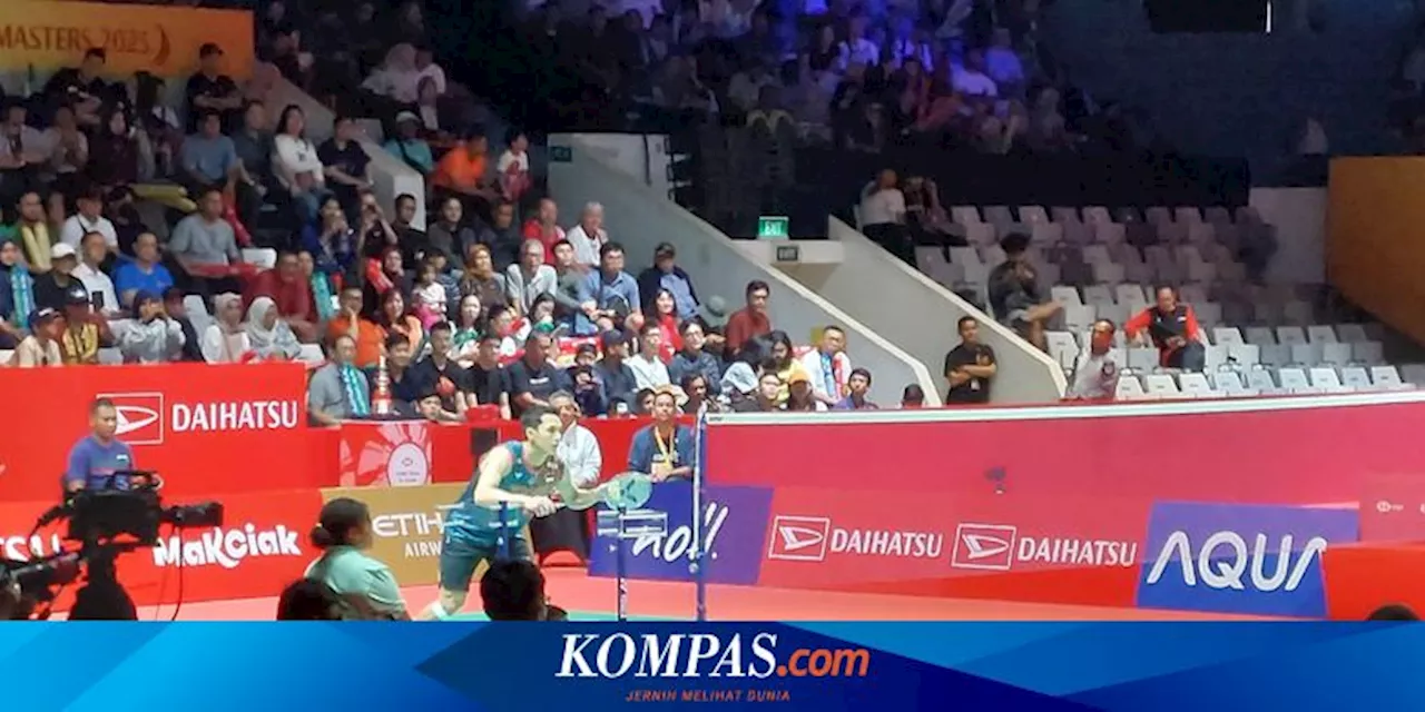 Hasil Indonesia Masters 2025: Nyaris Tertikung, Jonatan Christie ke Final!