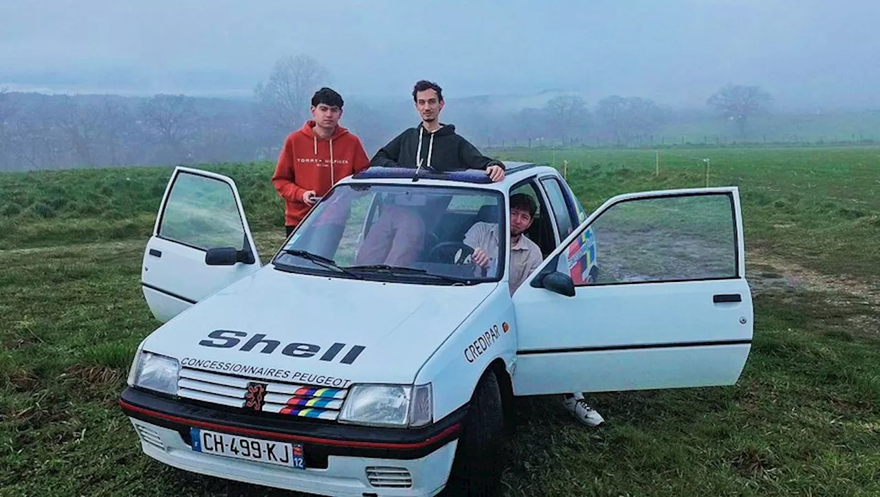 Pourquoi trois jeunes Lotois vont traverser plusieurs pays d’Europe en Peugeot 205