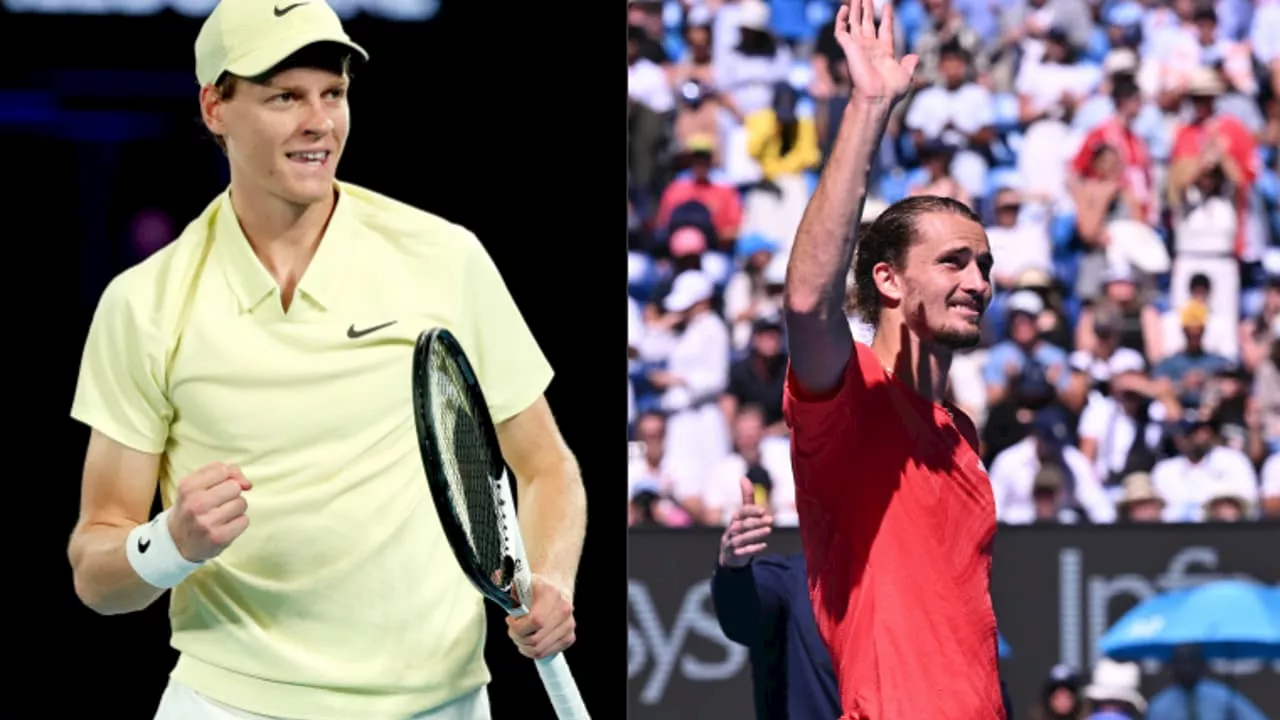 Sinner e Zverev decidem o Australian Open em final histórico