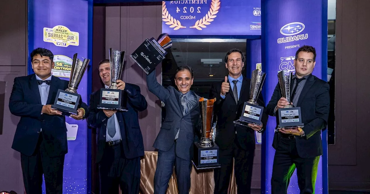 Comisión Nacional de Rallies de México Celebra Premiación de Campeones 2024