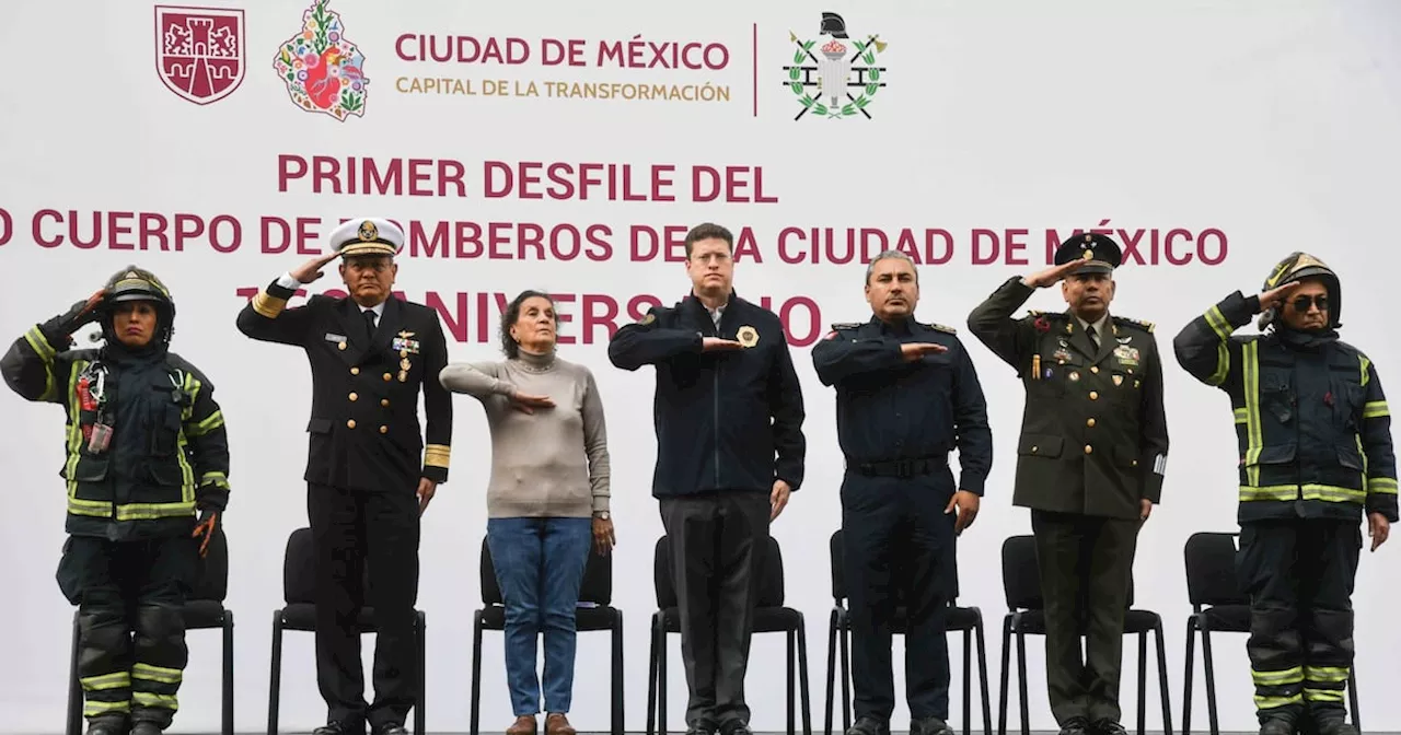 Policía y Bomberos son pilares de la Ciudad de México: Pablo Vázquez