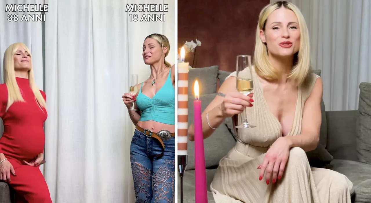 Michelle Hunziker festeggia i suoi 48 anni con un video nostalgico e divertente