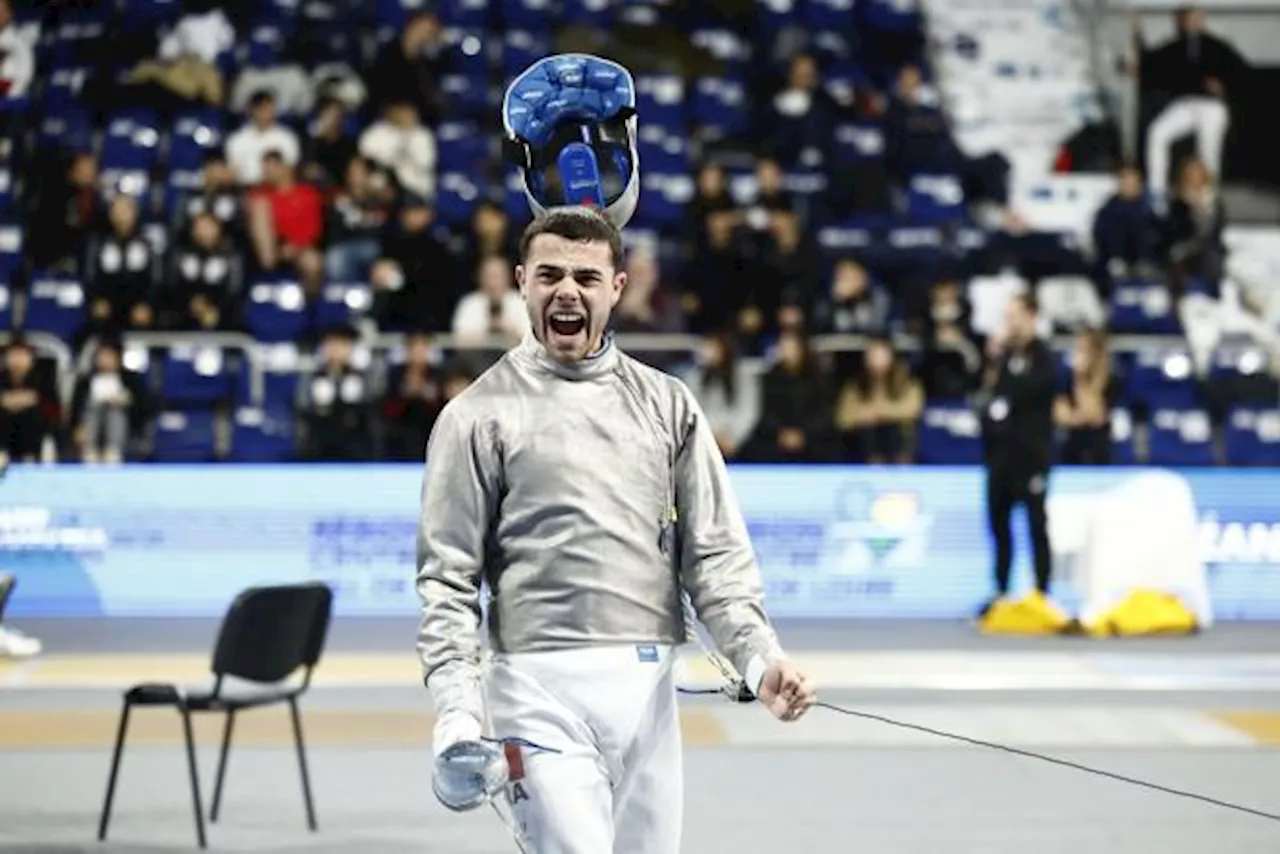 Sébastien Patrice continue sa série de médailles d'argent en sabre