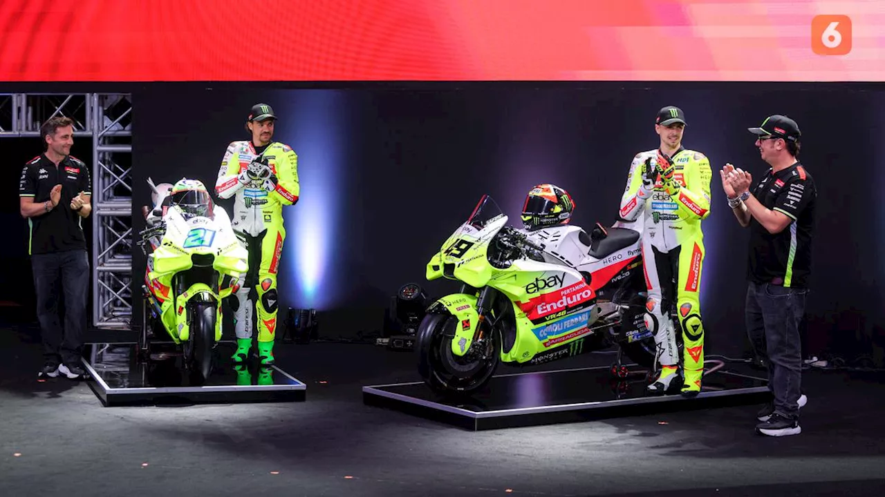 Pertamina Enduro VR46 Racing Team Luncurkan Motor MotoGP 2025 di Jakarta