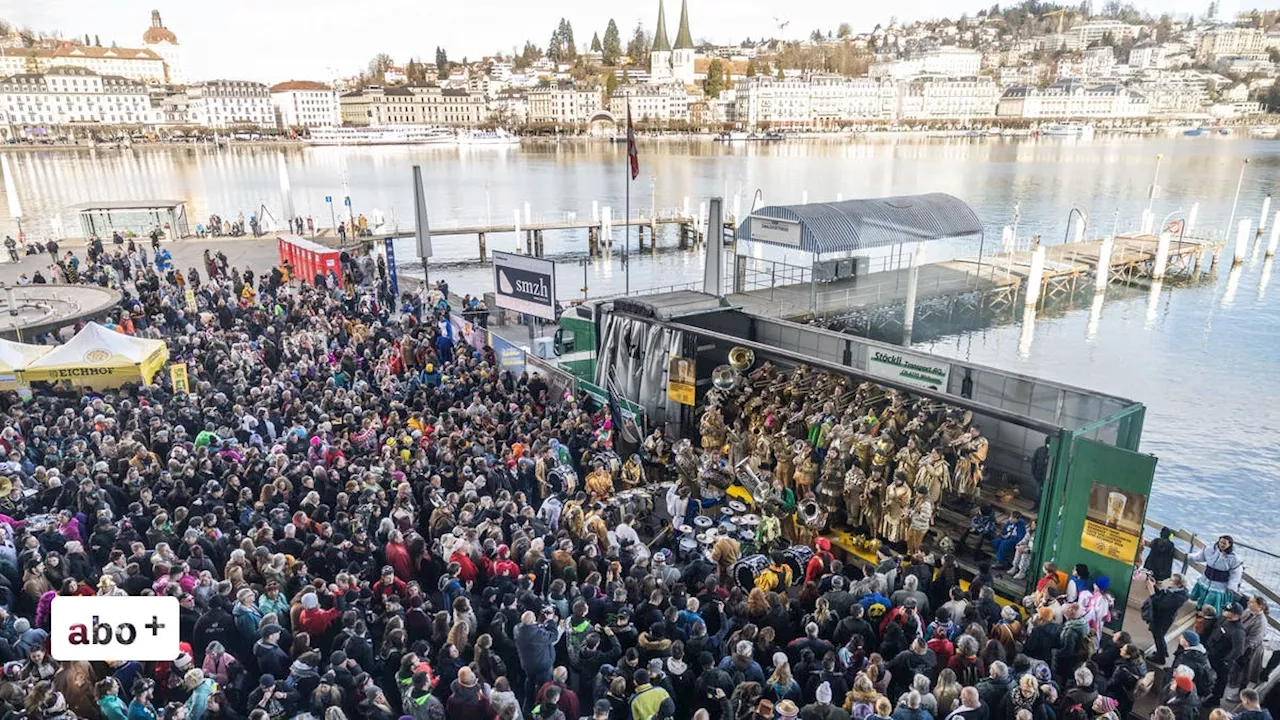 – so feiern Tausende die erste Bahnhof-Guuggete vor dem KKL