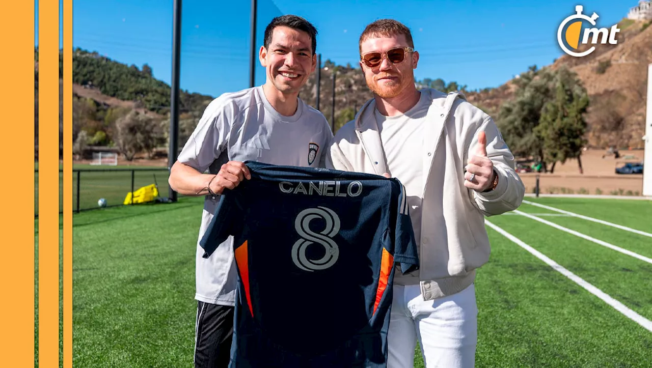 Canelo Álvarez robó cámara en su visita al San Diego FC; se encontró con el Chucky Lozano