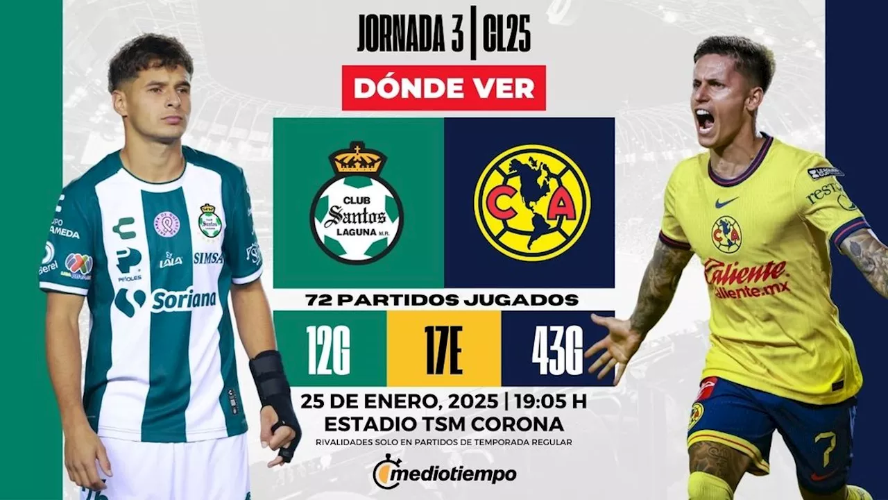 Santos Laguna vs. América: Partido Complejo en la Jornada 3 del Clausura 2025