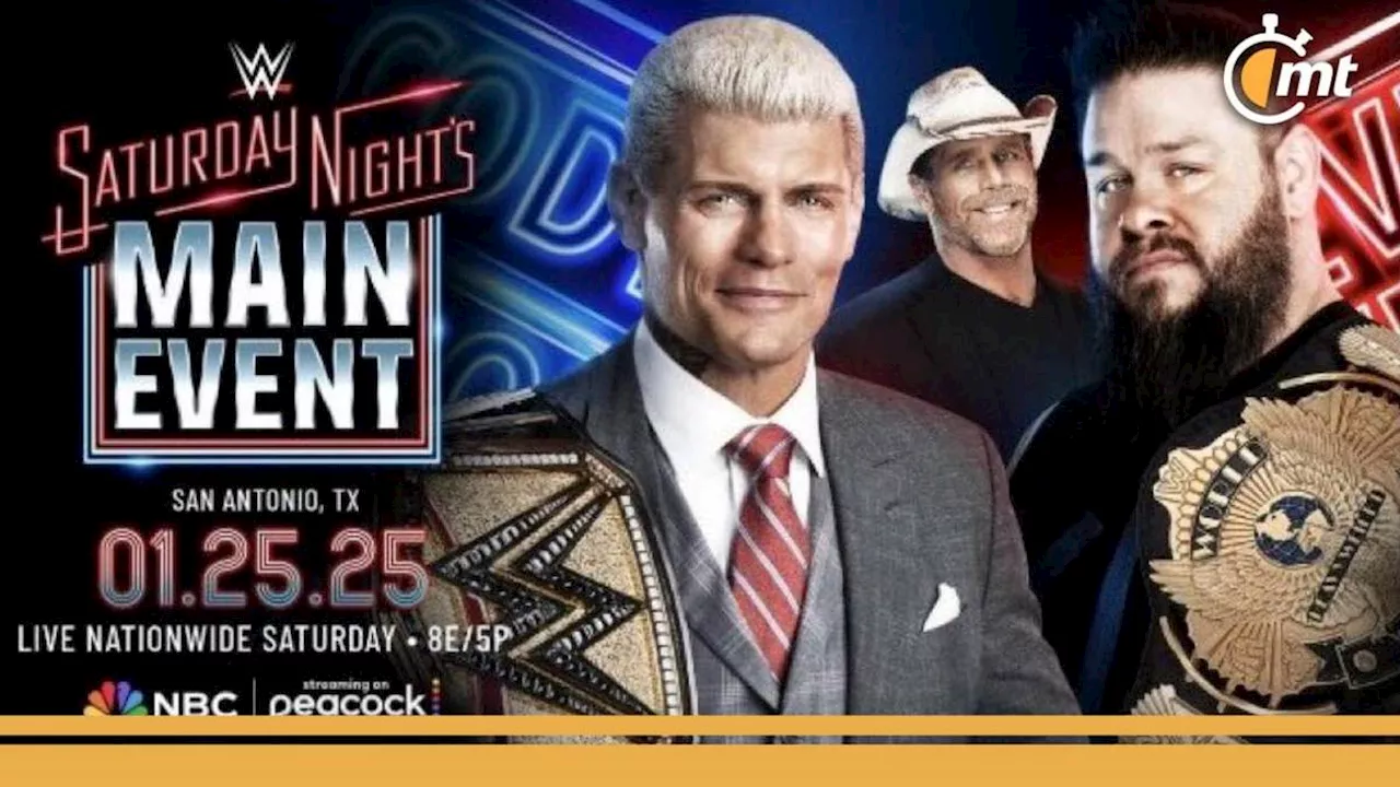 WWE Saturday Night's Main Event: ¿a qué hora y dónde ver cartelera completa en México?