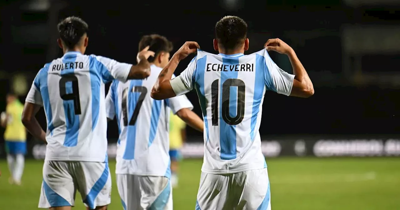 Manchester City's Echeverri Shines in Argentina's Dominant Win Over Brazil