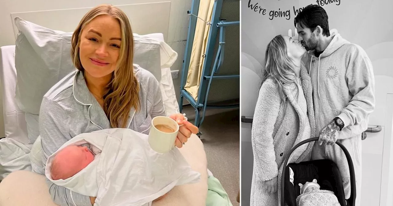 Laura Woods and Adam Collard Welcome Baby Boy Leo Ernie Collard