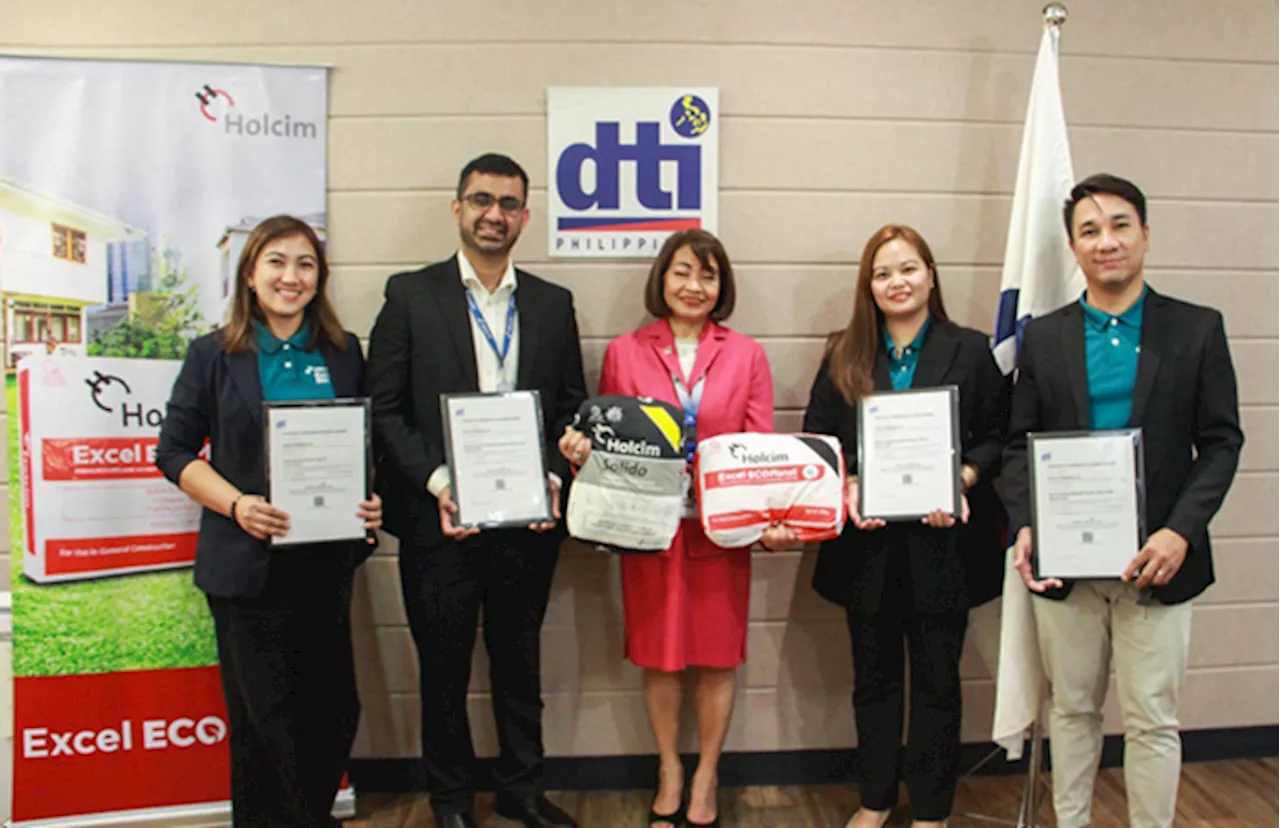 Holcim Philippines Awarded Certificate of Preference for Locally Manufactured Cement