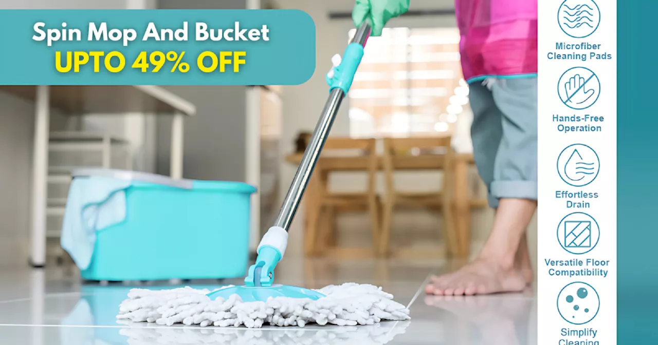 Amazon Home Makeover Days पर Spin Mop 49% तक डिस्काउंट पर!