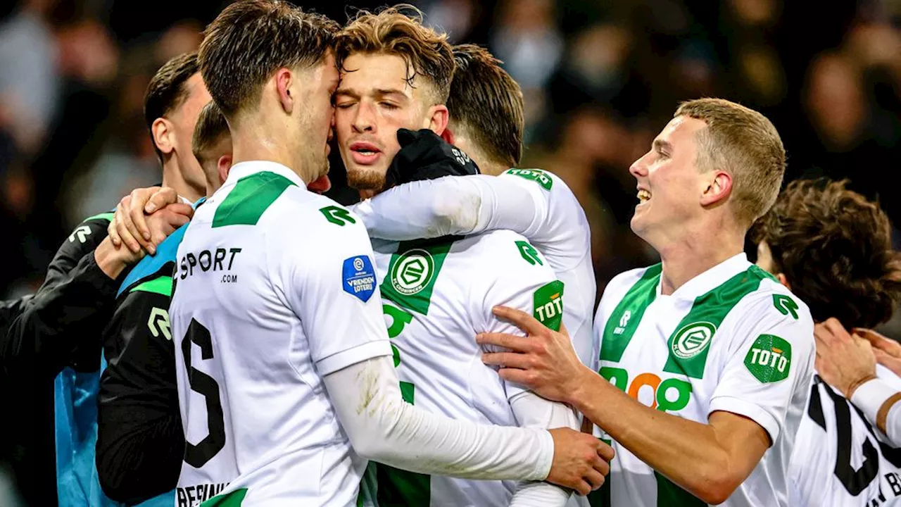 FC Groningen verslaat Heerenveen eindelijk weer in Derby van het Noorden