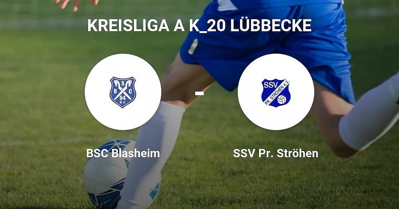 BSC Blasheim bietet SSV Pr. Ströhen Paroli