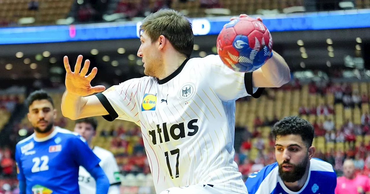 Deutsche Handballer feiern Kantersieg gegen Tunesien