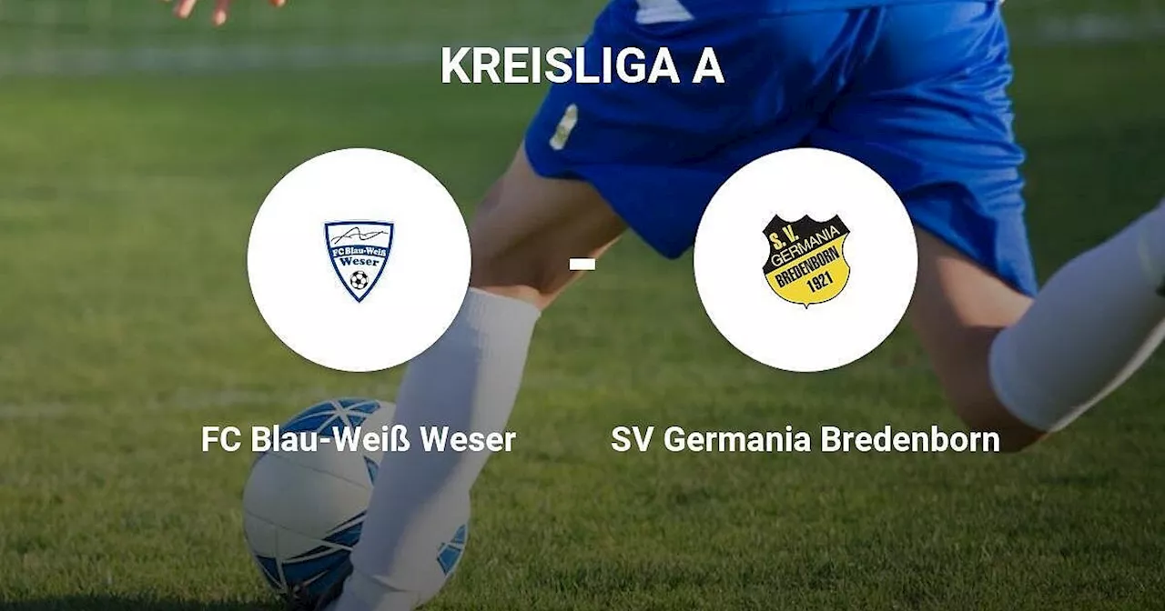 SV Germania Bredenborn unterliegt gegen FC Blau-Weiß Weser