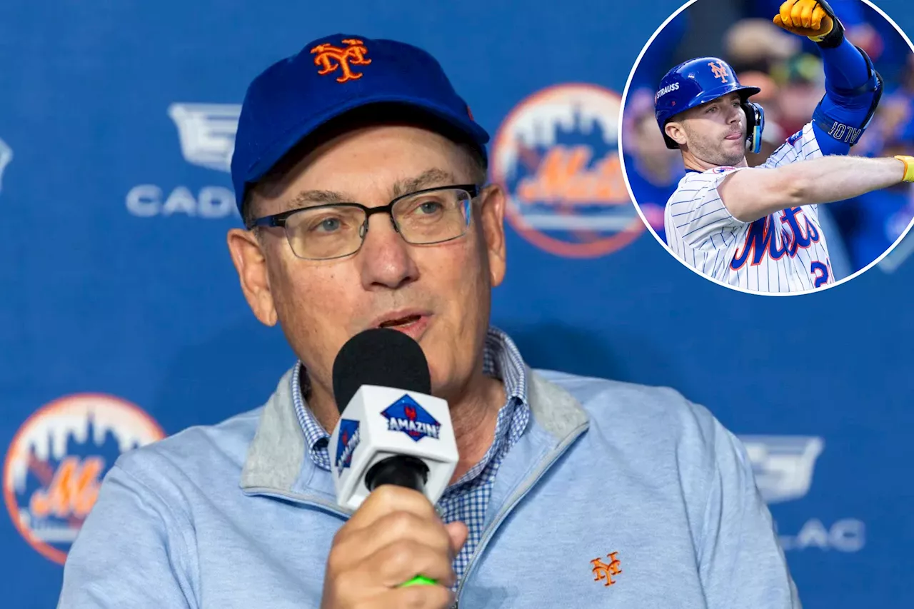 'Brutally honest' Steve Cohen drowned out by re-sign Pete Alonso chants as 'exhausting' negotiations linger