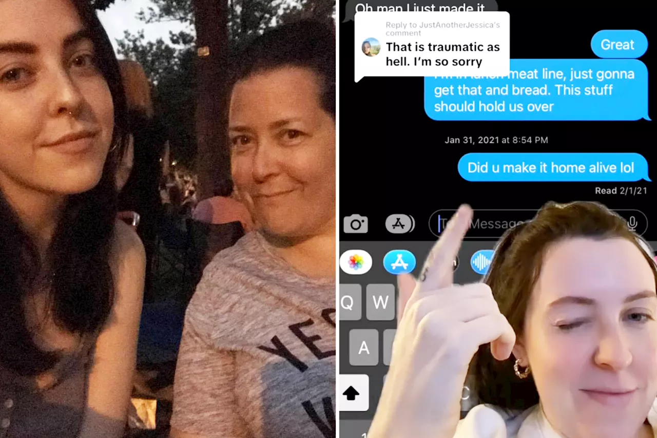 Daughter jokingly texts mom 'did u make it home alive lol' — only to learn that she died in her car