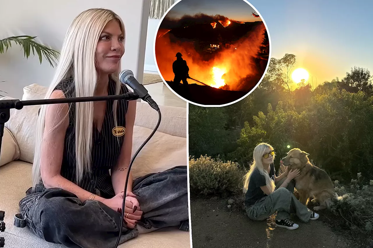 Tori Spelling thought her home was burglarized during LA fires: 'There was s--t everywhere'