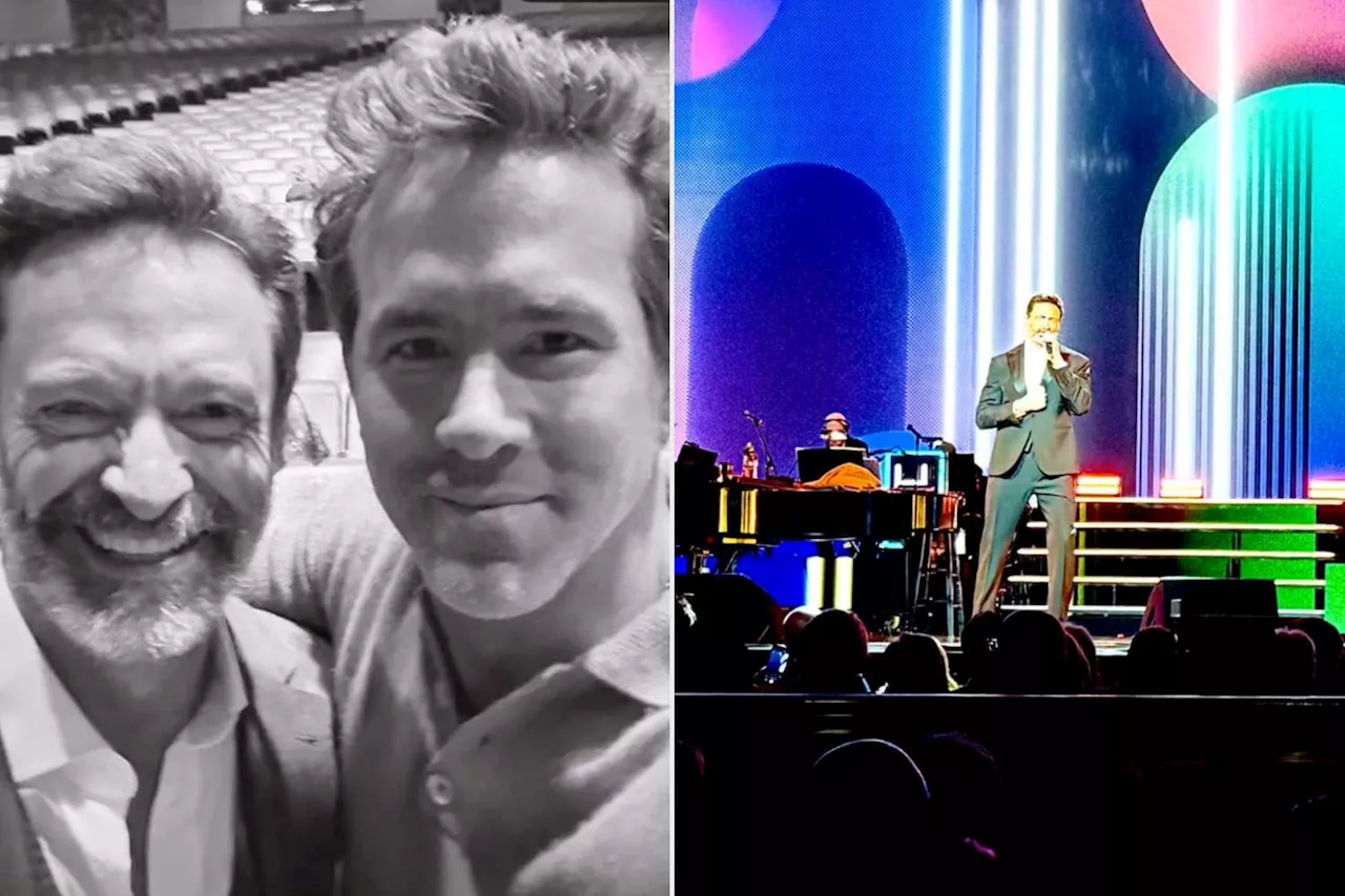 Ryan Reynolds Surprises Hugh Jackman at NYC Concert, Calls Him 'The Best Human I Know'