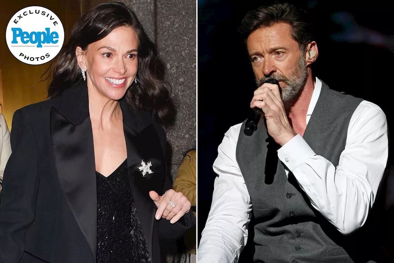 Sutton Foster Spotted at Hugh Jackman's Broadway Concert Series