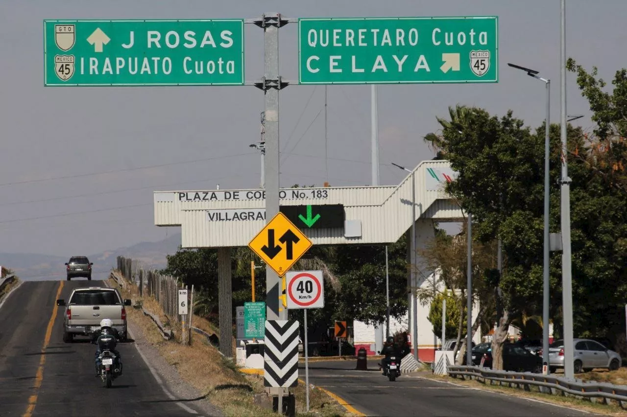 Caseta 183 entre Querétaro-Irapuato y Villagrán-Juventino Rosas estará cerrada durante cuatro días