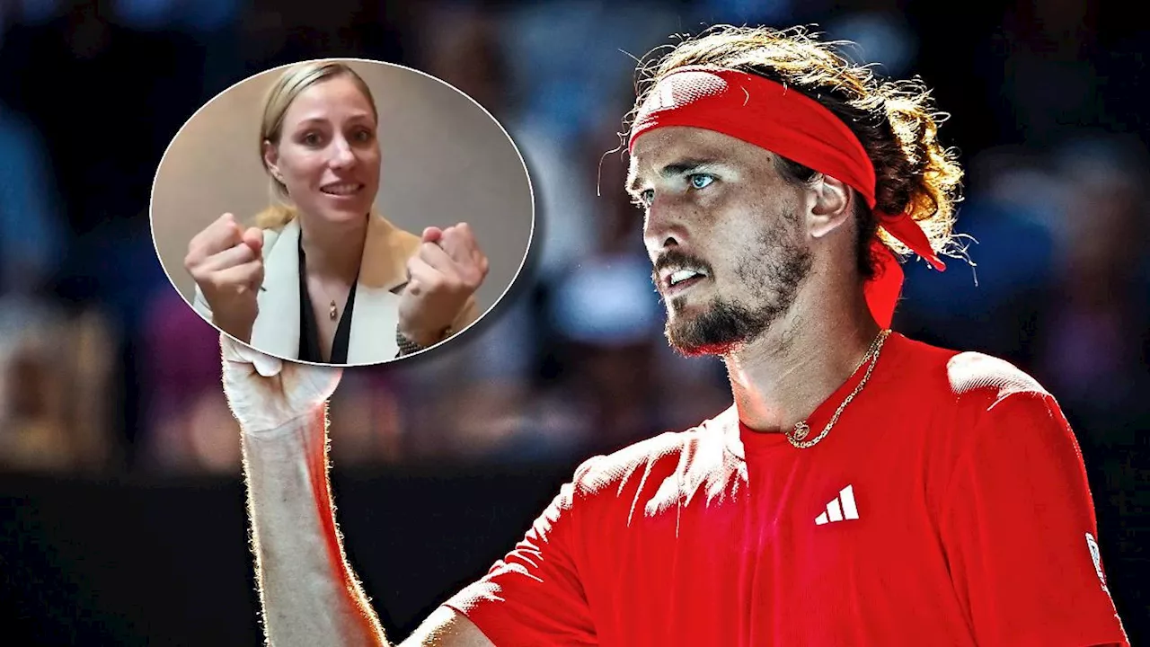 Vor Australian-Open-Finale: Angelique Kerber mit emotionaler Botschaft an Alexander Zverev