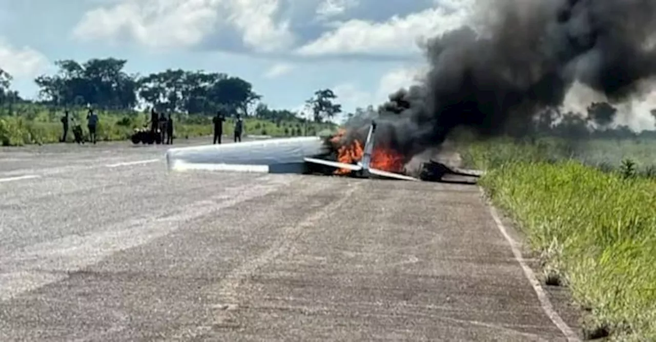 Avião cai no Rio Grande do Sul durante aula de voo