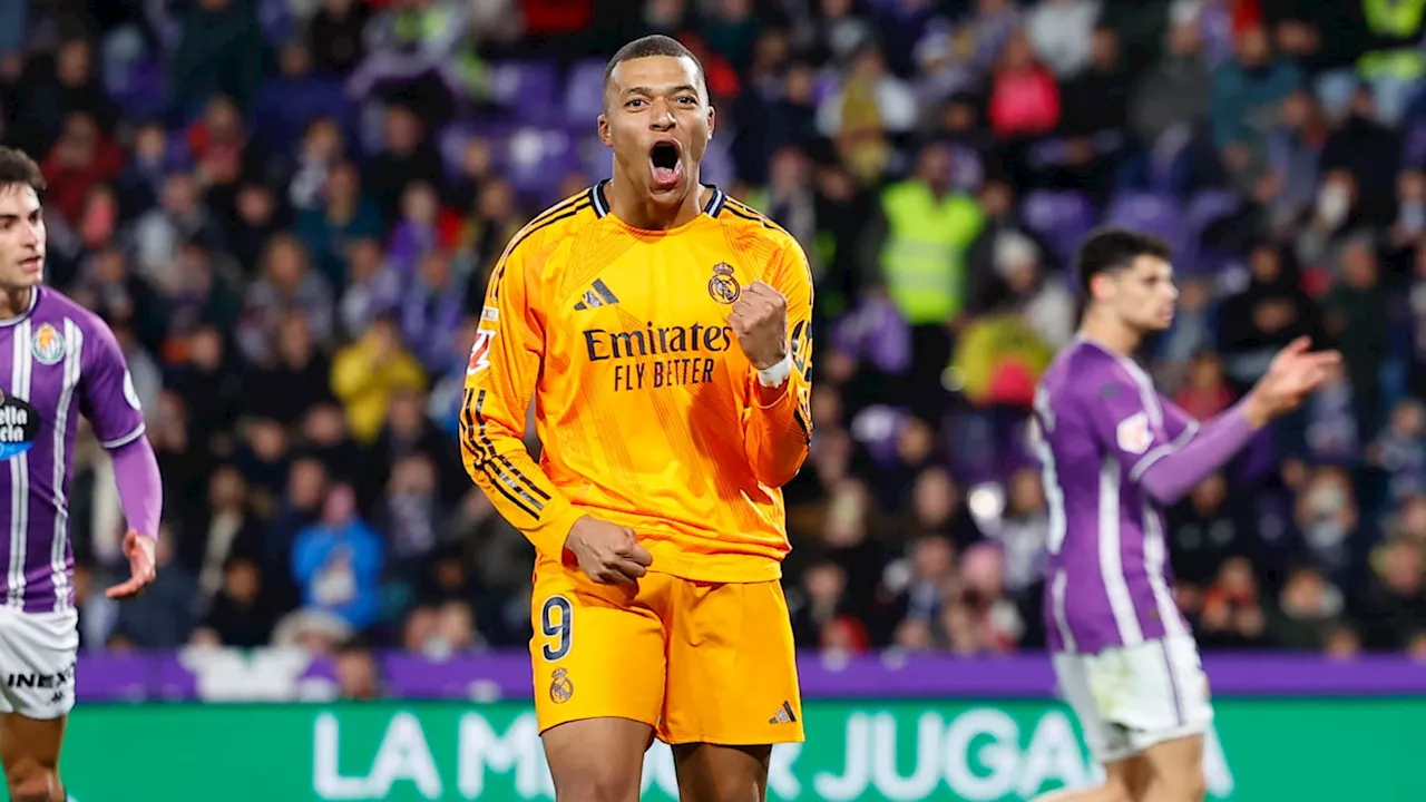 Mbappé Scores First Real Madrid Hat Trick in 3-0 Win Over Valladolid