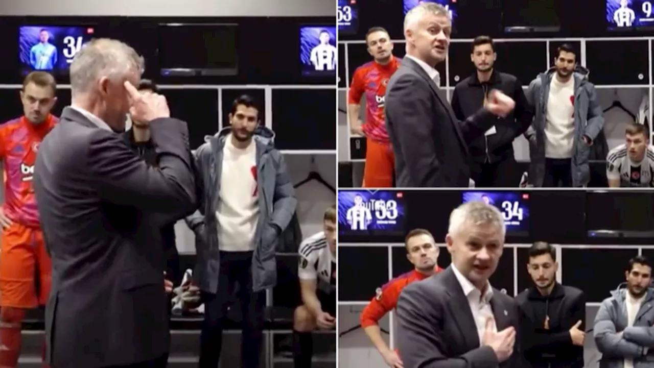 Solskjaer's Besiktas Speech Goes Viral After 4-1 Win