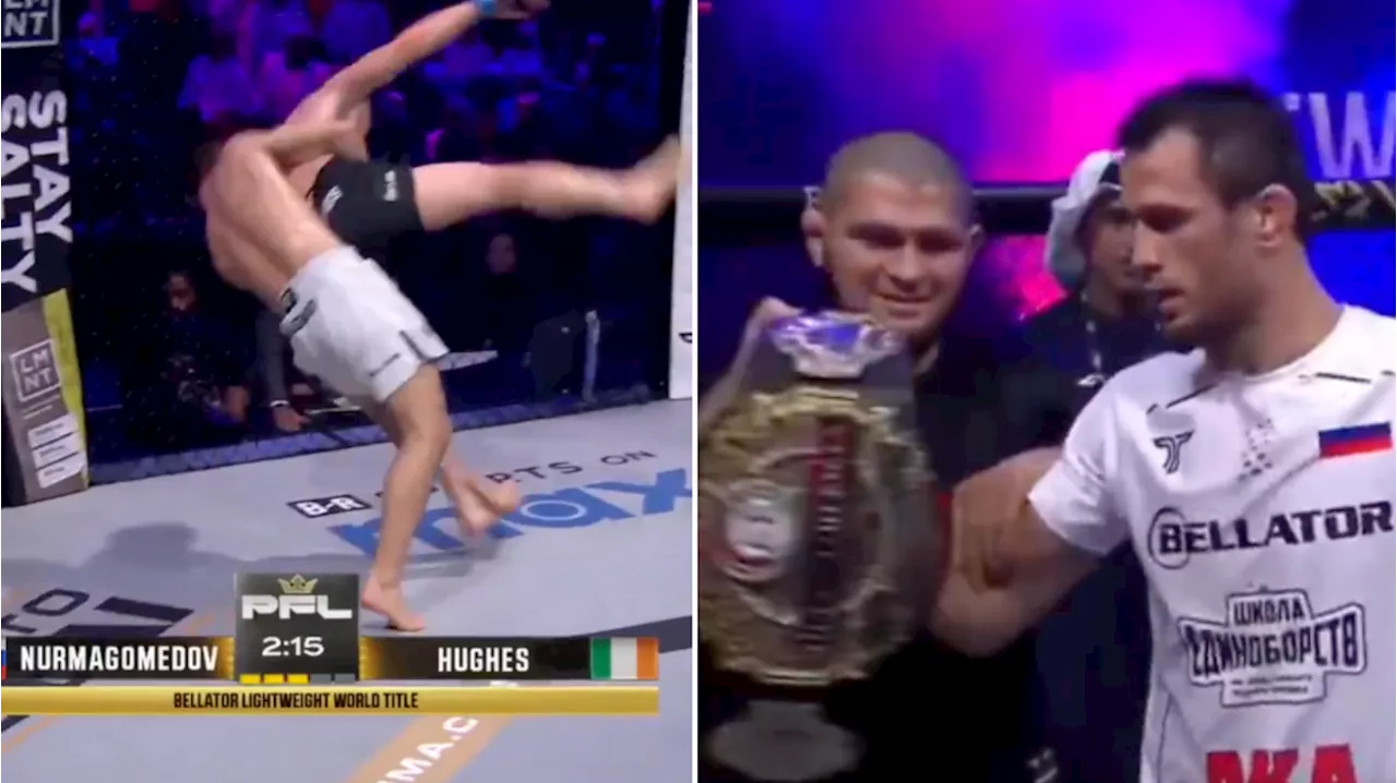 Usman Nurmagomedov beats Paul Hughes as Khabib vs Conor McGregor rivalry lives on