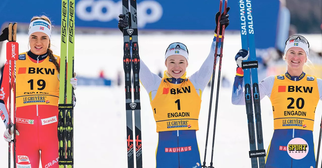 Sundling knäckte Stavås Skistad – dubbelt svenskt på pallen