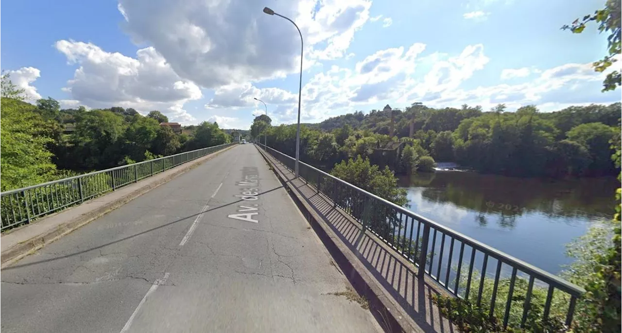 Reconstruction d'un homicide sur un pont de la Dordogne