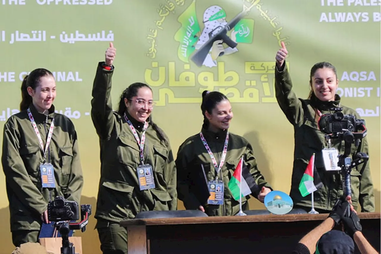 Hamas frees 4 female Israeli soldiers in exchange for 200 Palestinian prisoners as ceasefire holds