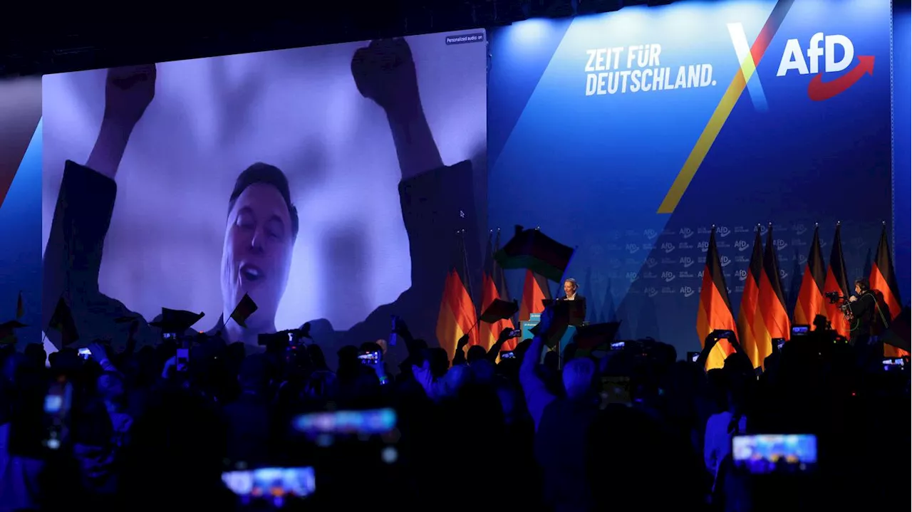 Unterstützung für Weidel: Musk live bei AfD-Wahlkampfauftakt zugeschaltet