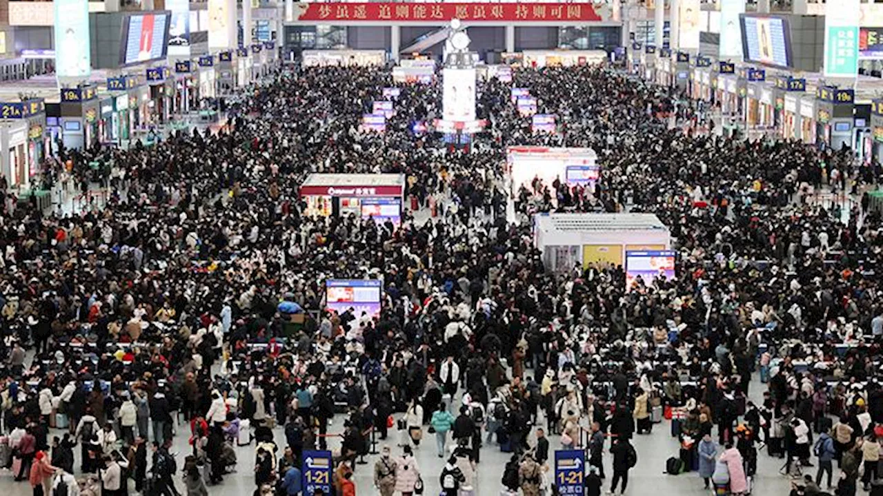 Arus Mudik Tahun Baru Imlek di Cina Siap Pecahkan Rekor