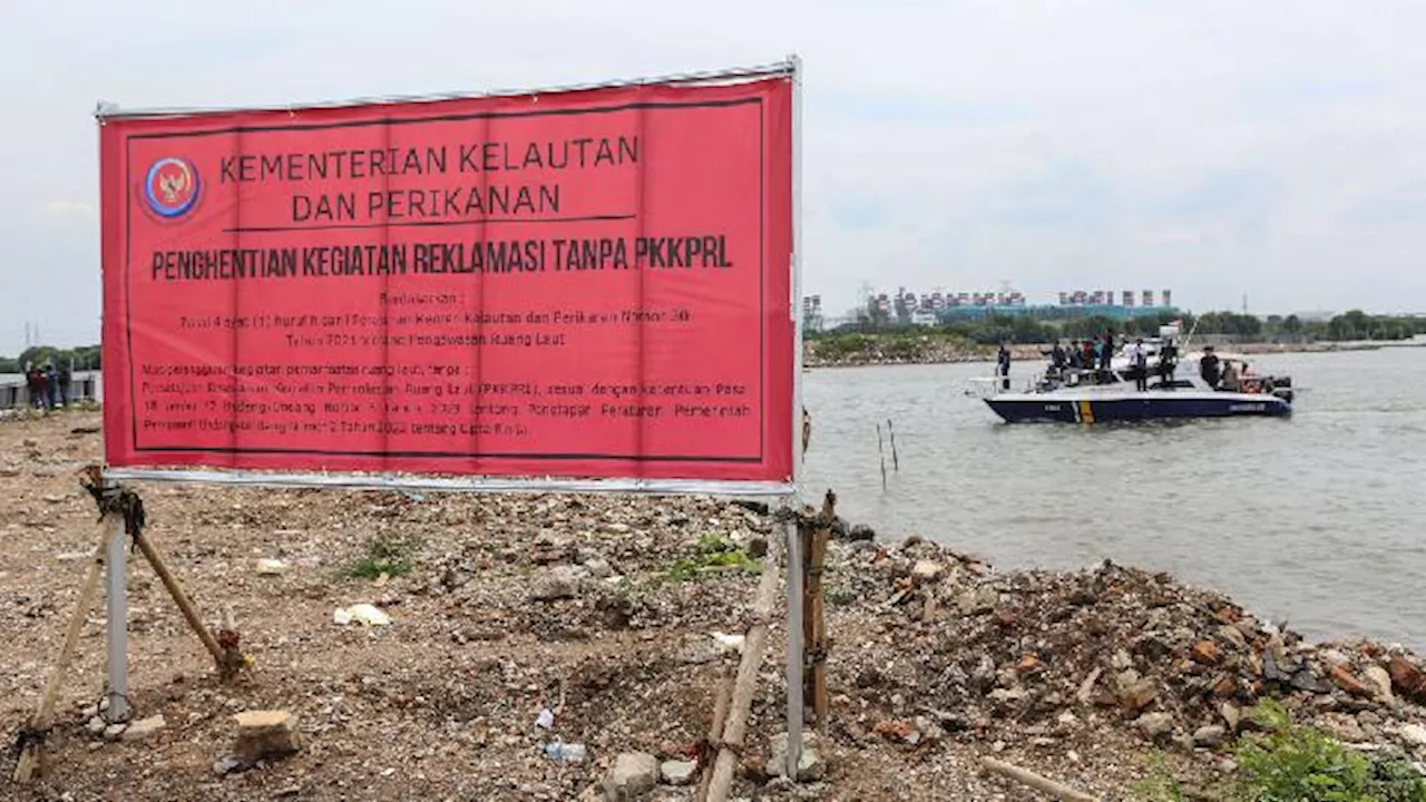 PT TRPN Akui Pagar Laut di Bekasi Ilegal