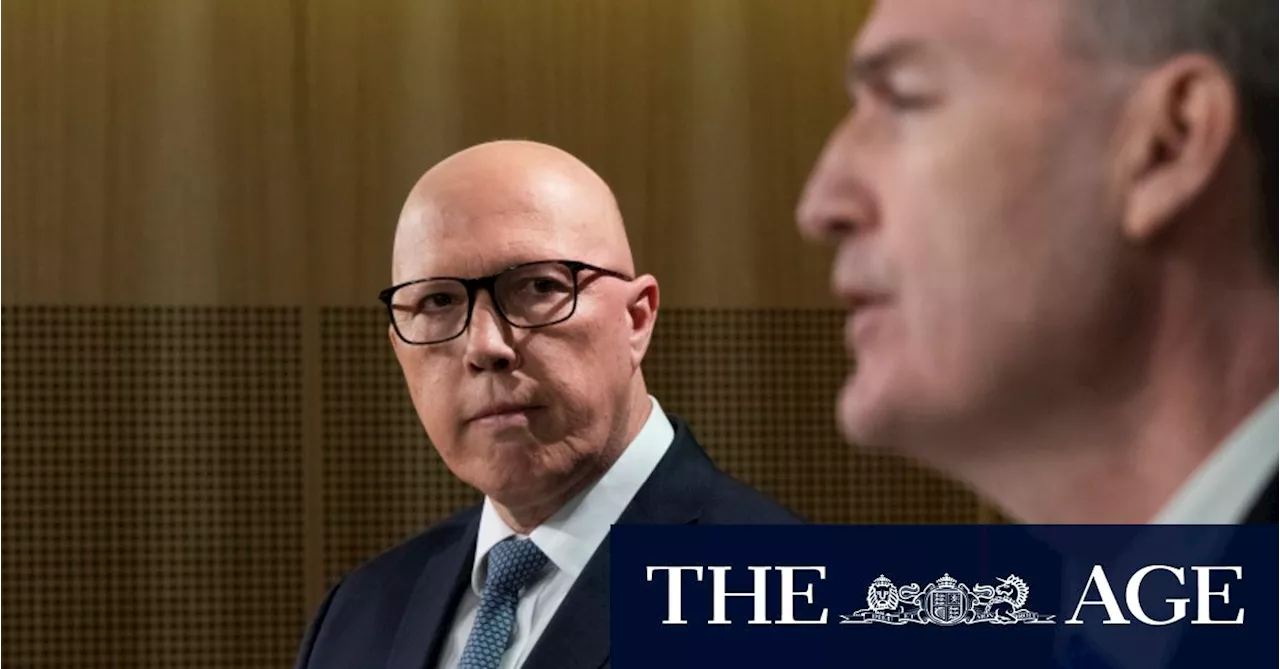 Dutton overlooks deputy in surprise frontbench pick, creates gender parity with Labor