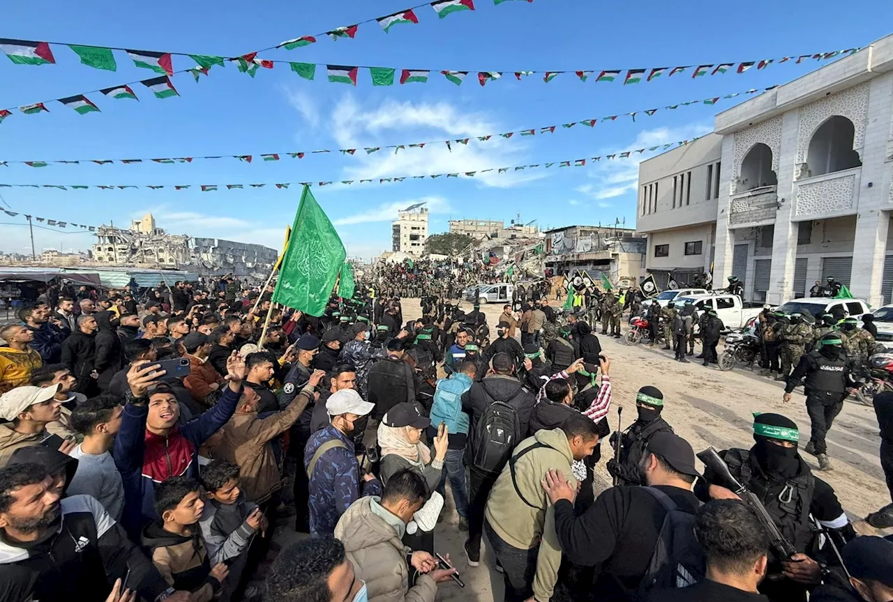 Four Israeli female hostages set to be released TODAY by Hamas in ceasefire deal after 477 days in kidnap...