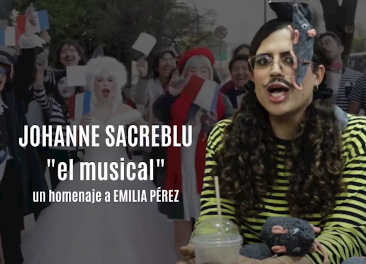 Mexicana crea ‘Johanne Sacreblu’, parodia de ‘Emilia Pérez’ y se vuelve viral en poco tiempo