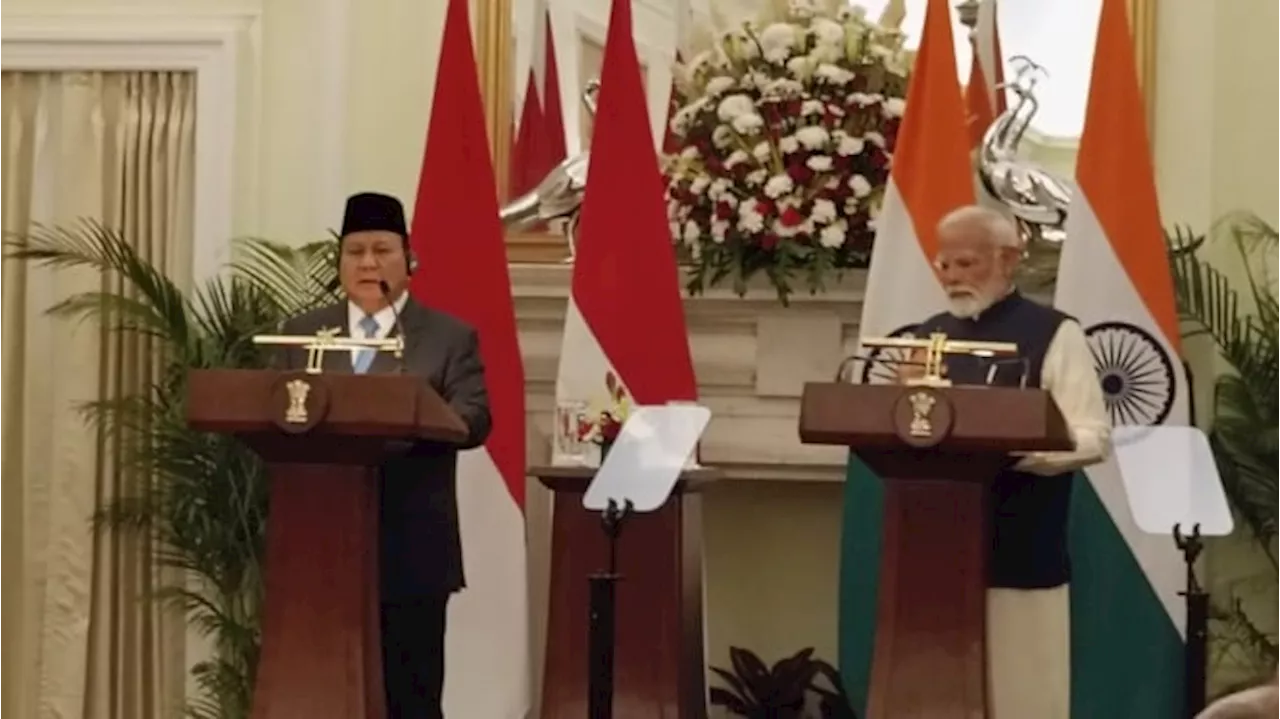 Prabowo: Banyak Pemimpin India Dukung Indonesia di Masa Kritis